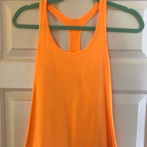 Women’s Nike cross back tank sorbet orange dri fit